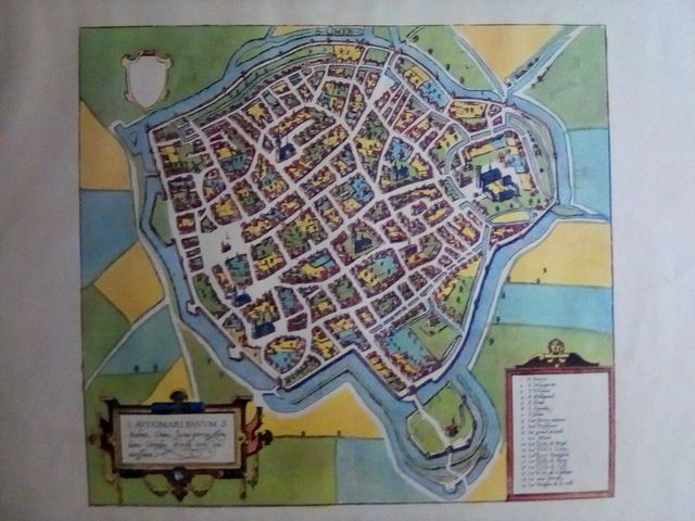 GRABADO SAINT AULMER OMER (FRANCIA)