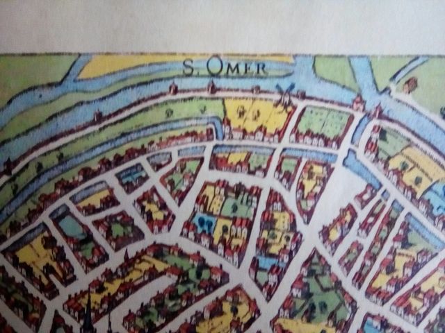 GRABADO SAINT AULMER OMER (FRANCIA)