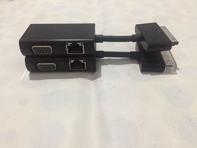 Lote de  2 HP Dock Conector Ethernet-VGA