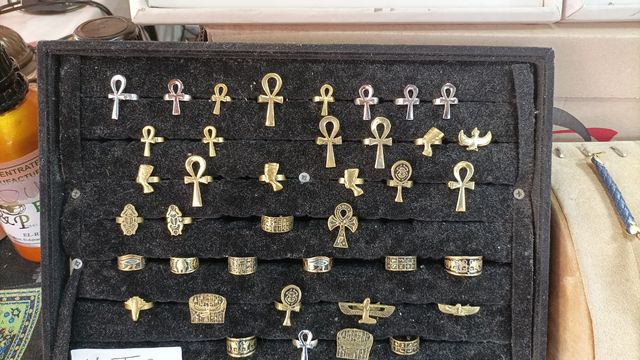 Anillos Egipcios de cobre con bronce