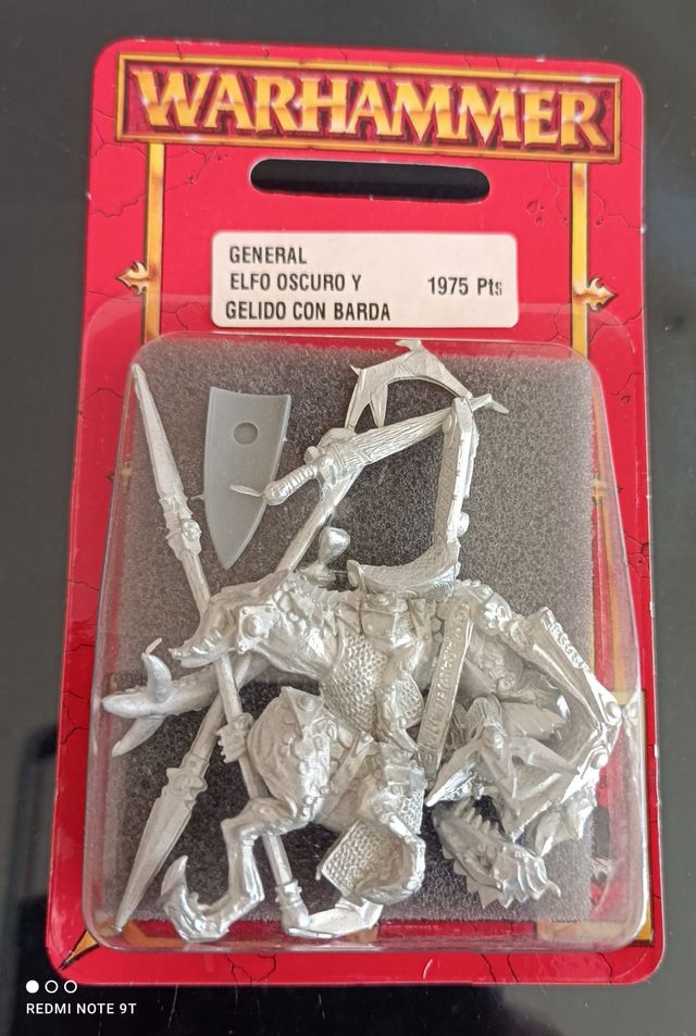 Elfo nero e gelido generale con barba