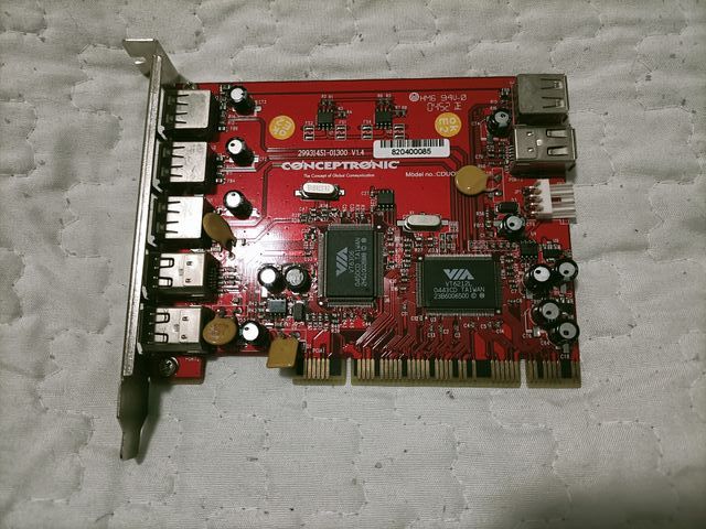 Tarjeta CONCEPTRONIC PCI ampliación puertos