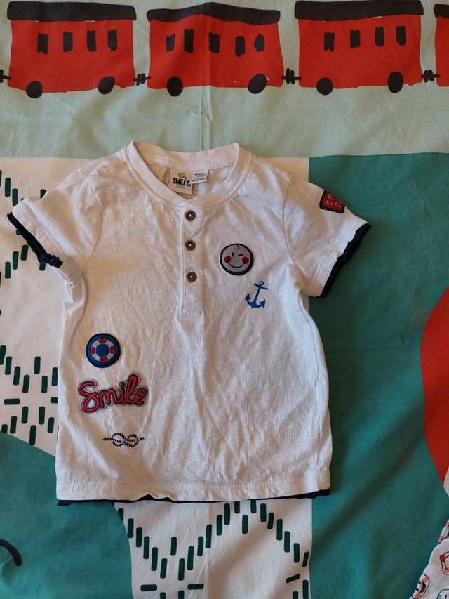 Conjunto Smiley. 18 meses