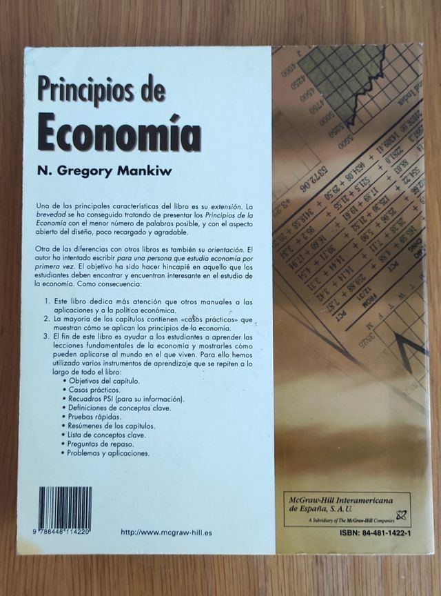 Principios de Economía. N. Gregory Mankiew