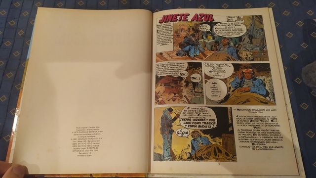 comic la juventud de blueberry jinete azul