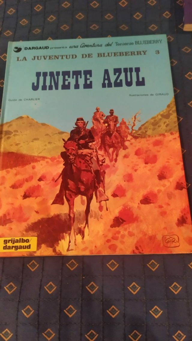 comic la juventud de blueberry jinete azul