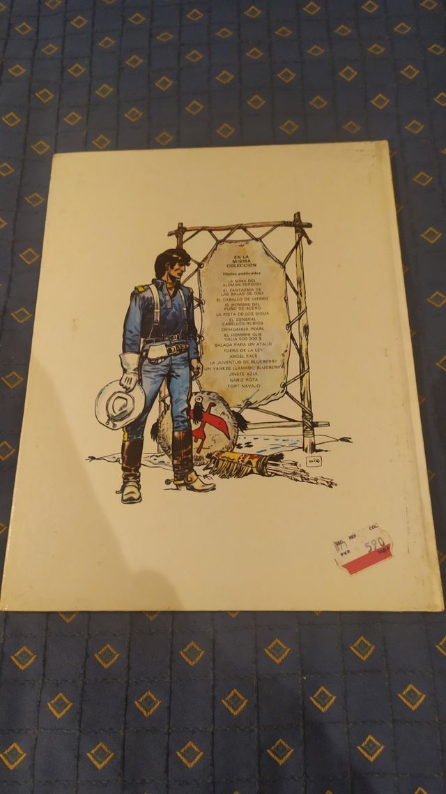 comic la juventud de blueberry jinete azul