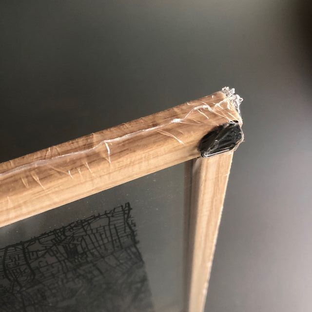 Cornice mappa LONDRA nuova 33 x 24