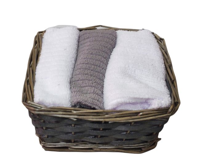 Cesta con toallas