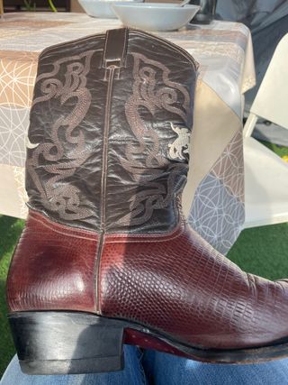Botas mexicanas piel country de segunda mano por 75 EUR en Sant Feliu de  Llobregat en WALLAPOP