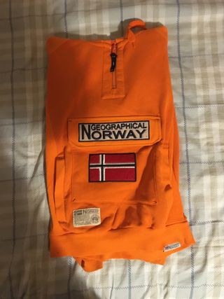 GEOGRAPHICAL NORWAY Geographical Norway GANTOINE - Sudadera hombre moutarde  - Private Sport Shop