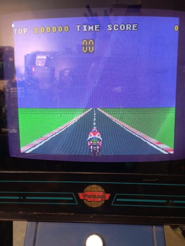 placa jamma hang on Jr original de sega