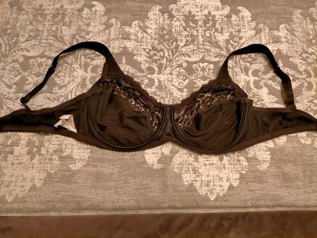 Sujetador negro encaje sin relleno