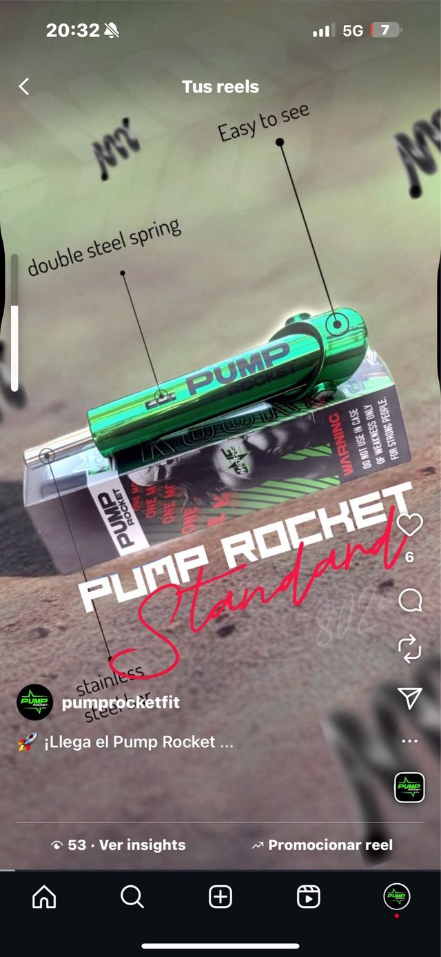 PUMP ROCKET 802c ( OFERTA LANZAMIENTO)