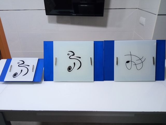 juego lámparas de techo