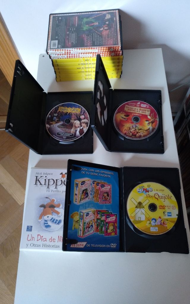 Lote Películas Infantiles DVD Dibujos TODO 10€