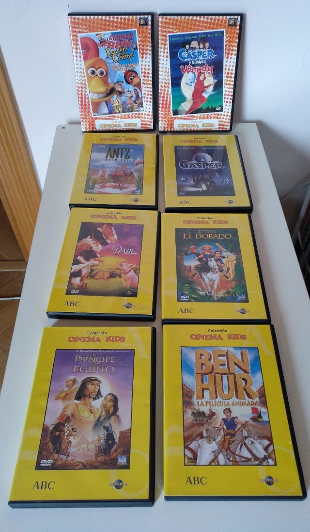 Lote Películas Infantiles DVD Dibujos TODO 10€