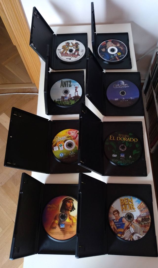 Lote Películas Infantiles DVD Dibujos TODO 10€