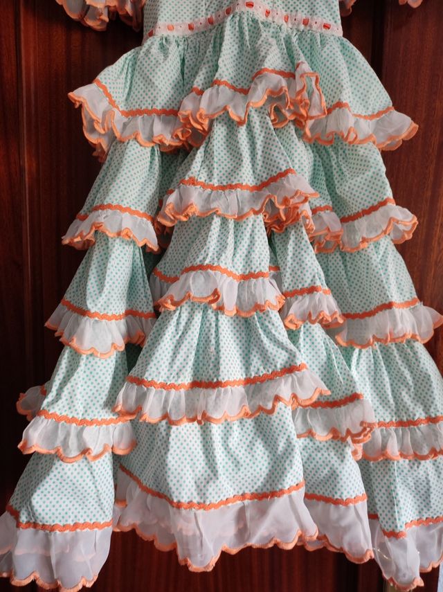 Traje de flamenca niña