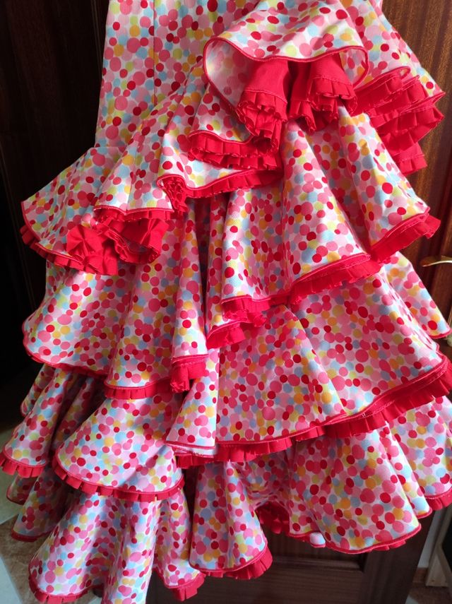 Traje de flamenca niña