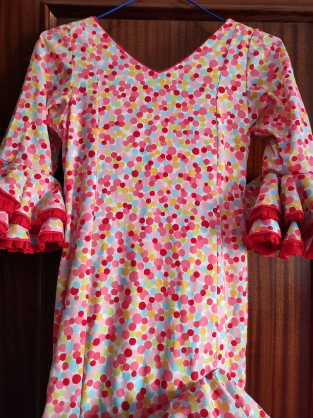 Traje de flamenca niña