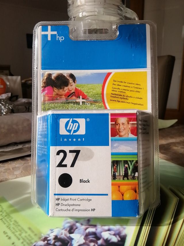 cartucho tinta  Negro nuevo a estrenar  HP 27