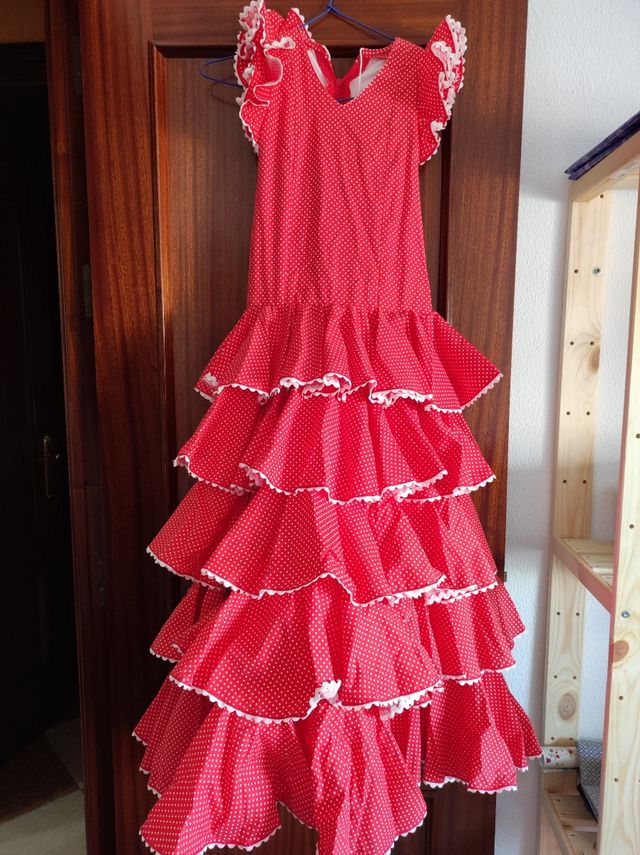 Traje de flamenca niña