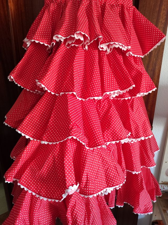 Traje de flamenca niña