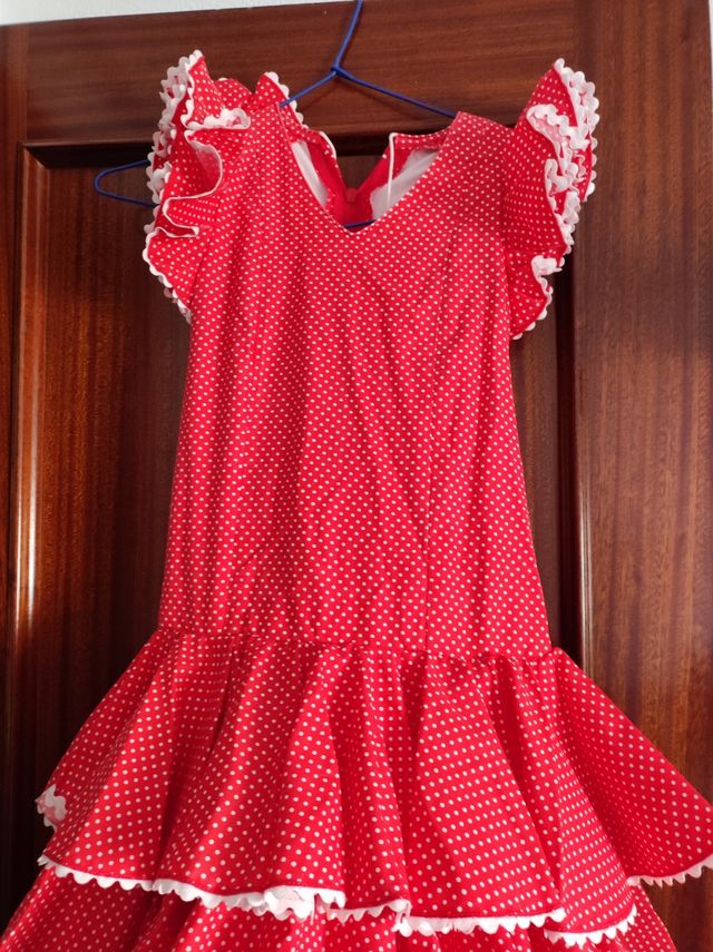 Traje de flamenca niña