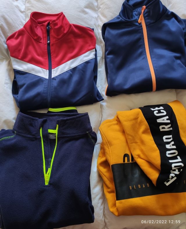 Vendo sudaderas y pantalones talla 11-12 años
