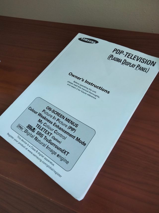 TV 42" SAMSUNG Pantalla de Plasma + TDT nuevo