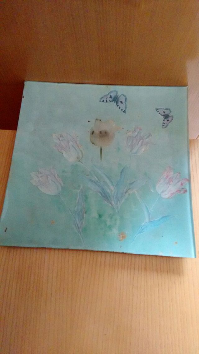 plato/fuente cristal vintage