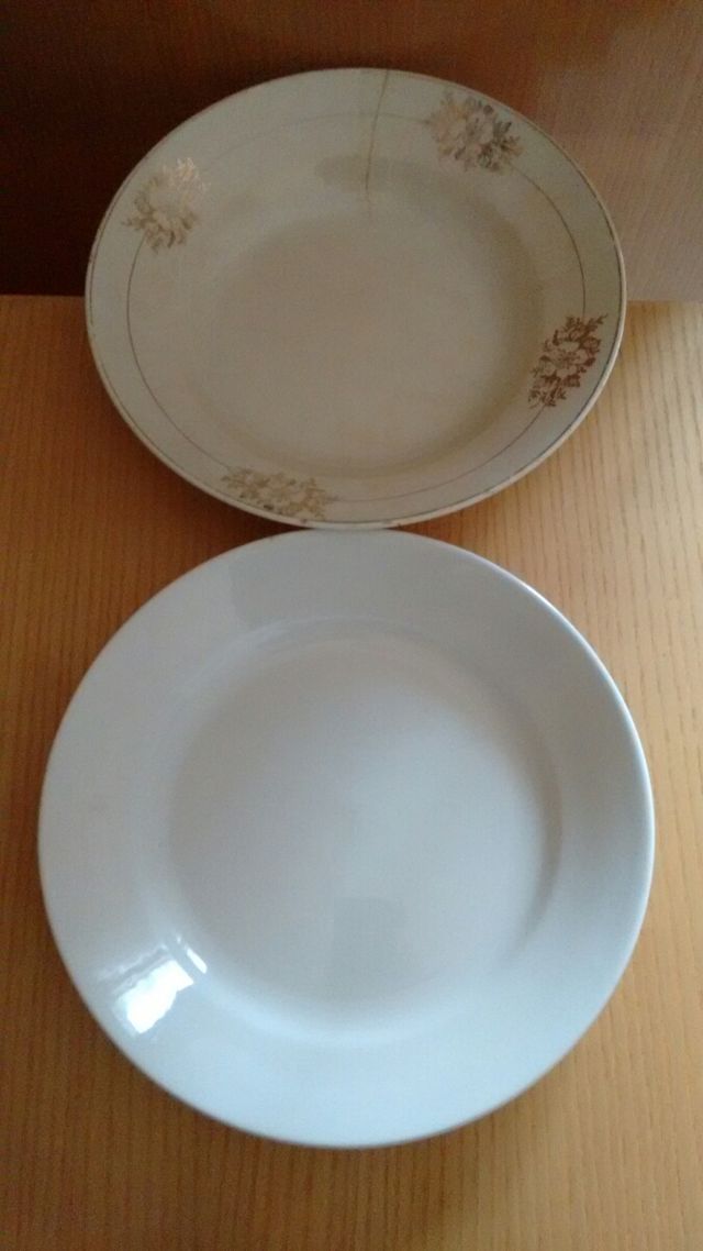 Plato antiguo San Claudio, Oviedo y regalo otro