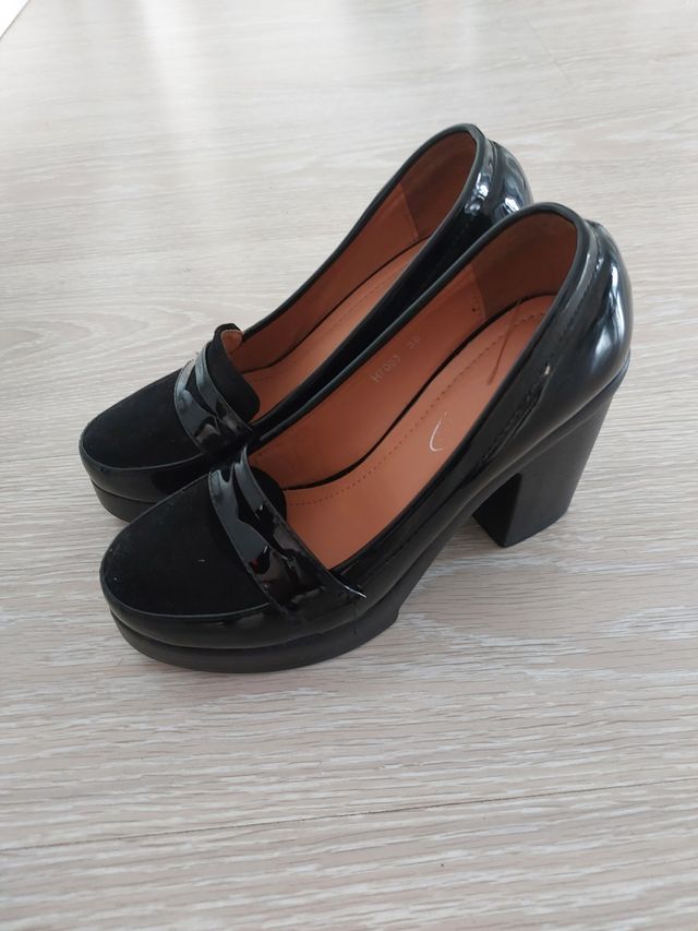 zapatos altos talla 36