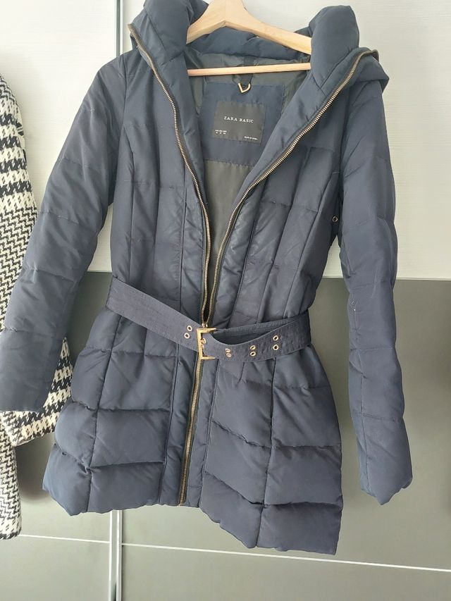 cazadora plumas talla m