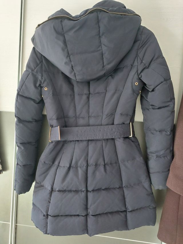 cazadora plumas talla m