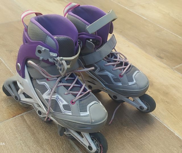 Bonitos patines en línea marca "oxelo" de Decathlo