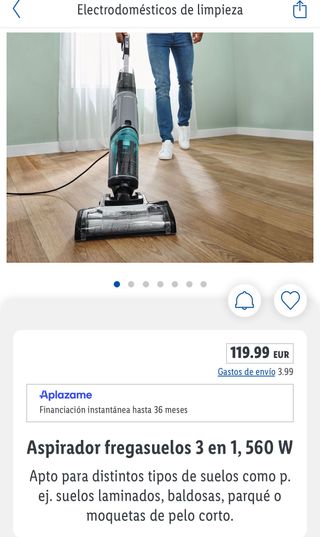 La nueva 'dyson' de Lidl: un aspirador por menos de 80 euros para limpiar  la casa