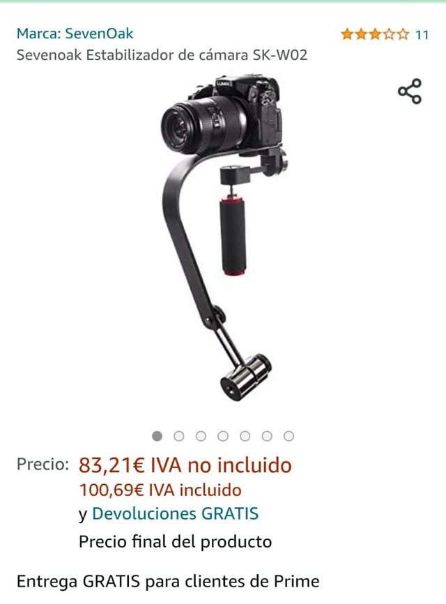 ESTABILIZADOR CÁMARA RÉFLEX SK-W02