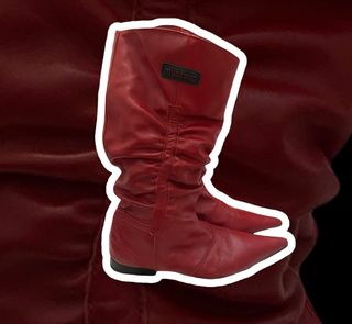 Botas rojas mustang de piel numero 37 de segunda mano por 10 EUR en  Barcelona en WALLAPOP