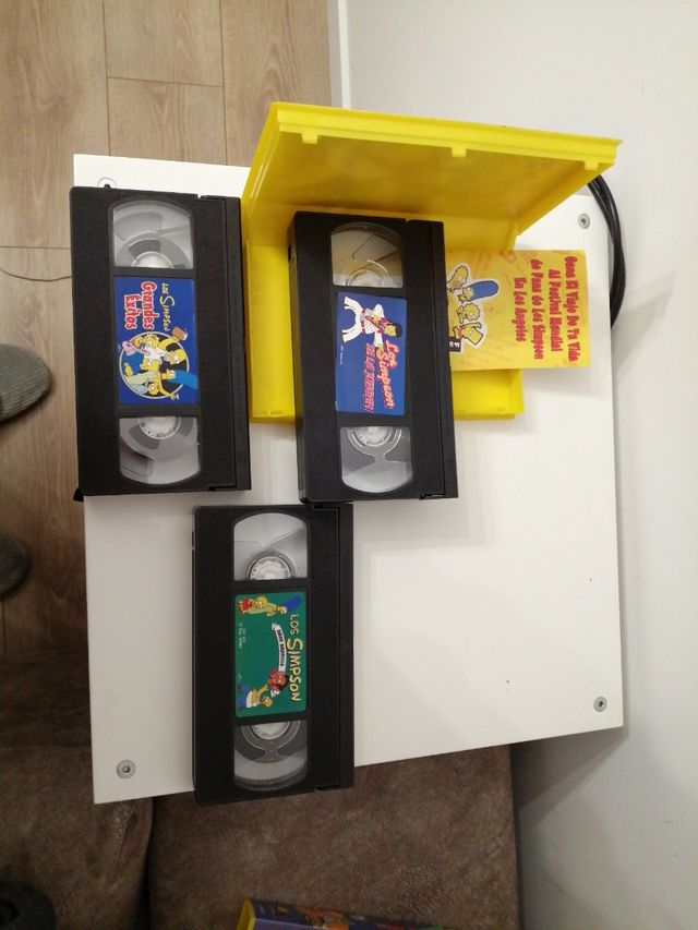 Cintas VHS varios capítulos Los Simpsons
