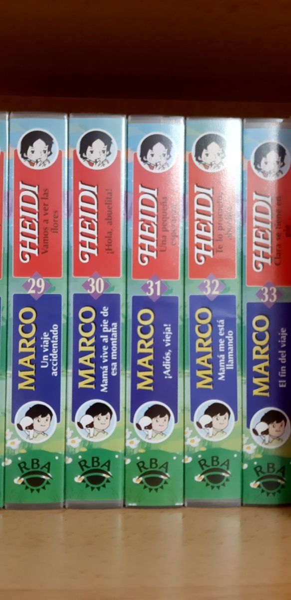 Coleccion VHS de Heidi y Marco