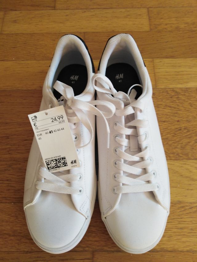 zapatillas blancas sin estrenar
