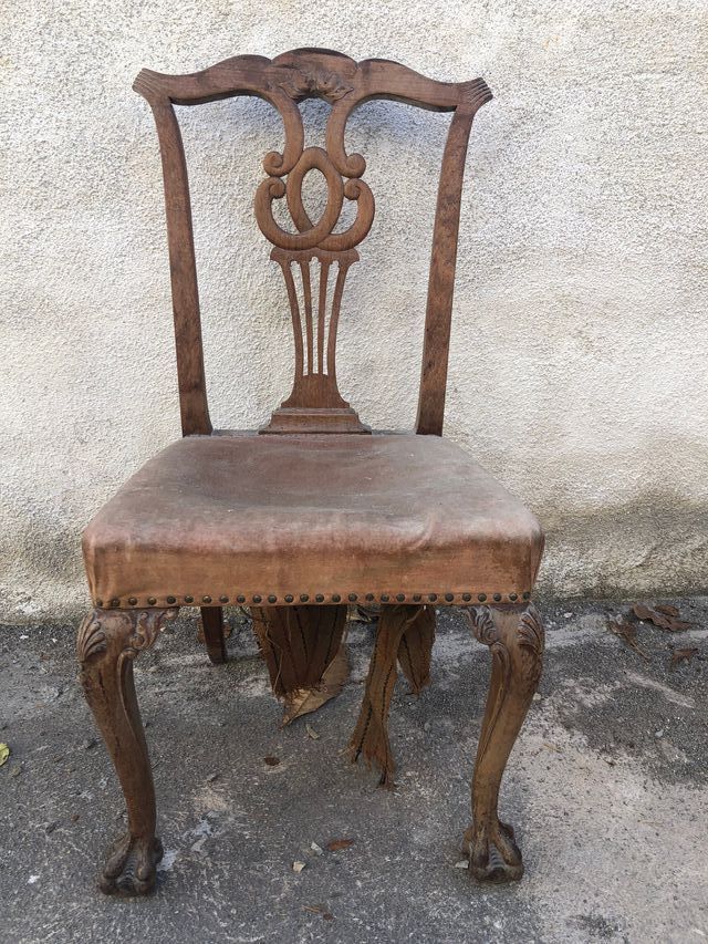 Silla antigua para restaurar