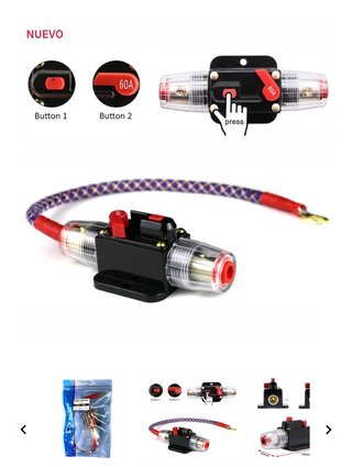 Interruptor Automático 12V-24V 60A