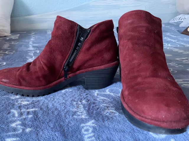 Botines de ante Fly London