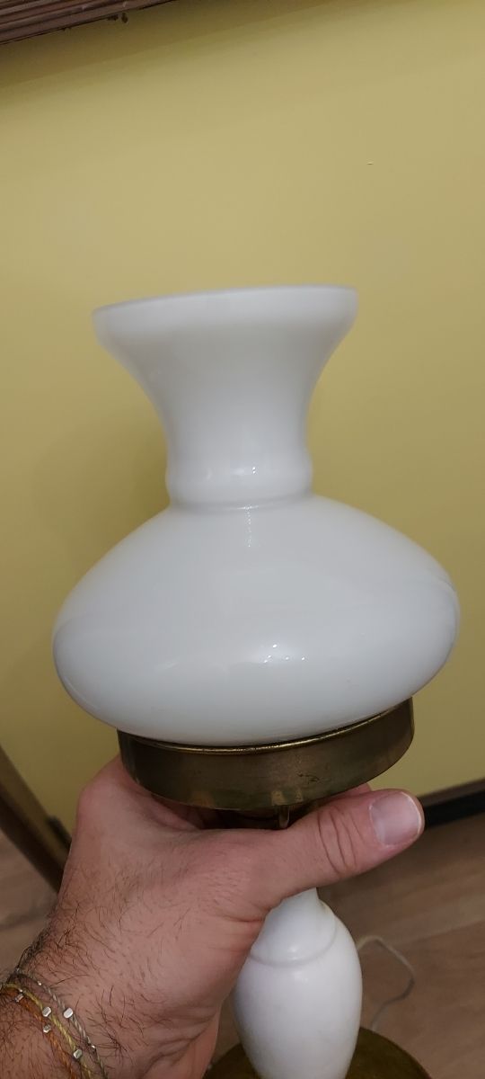 Lampara quinque Marmol y Laton