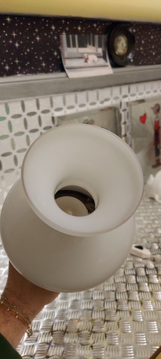 Lampara quinque Marmol y Laton