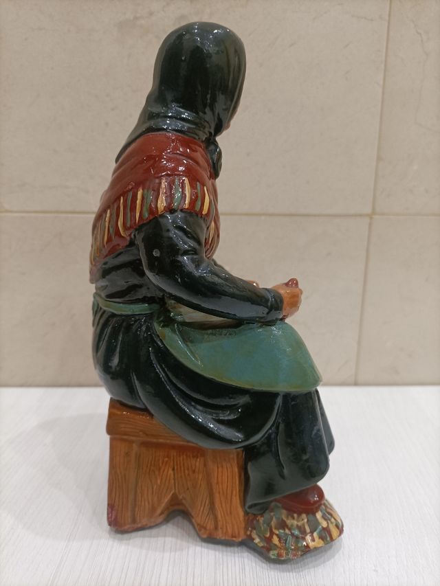 Pareja Pescadores cerámica