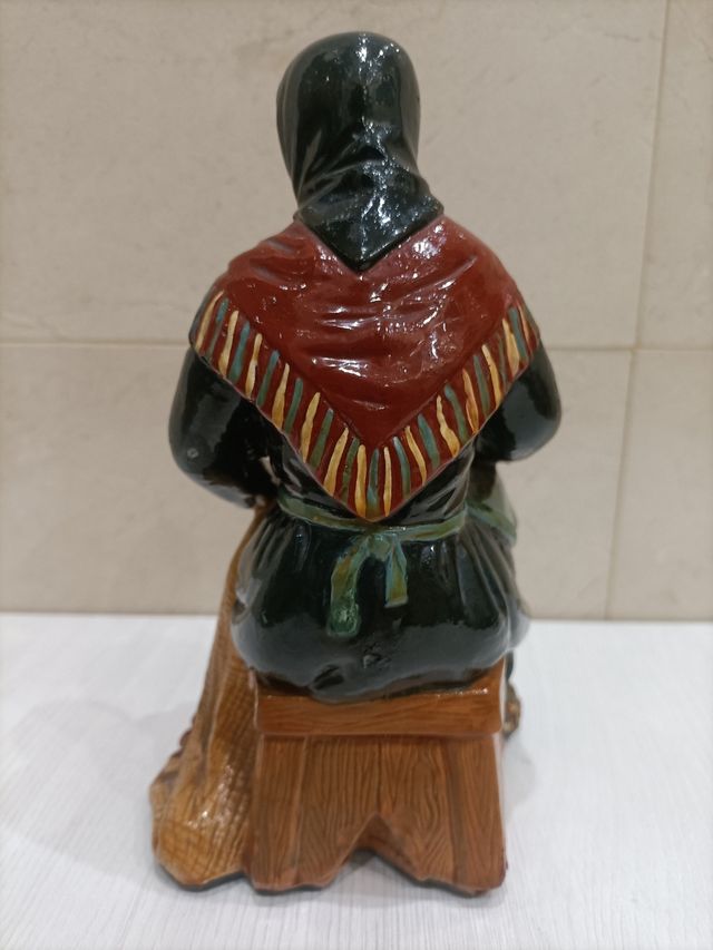 Pareja Pescadores cerámica